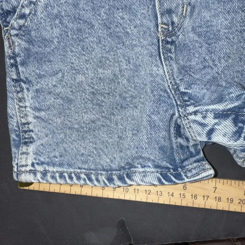 Baby Gap Vintage Wash Denim Ruffled Shortalls Short‎ Overalls Farm Toddler Girl